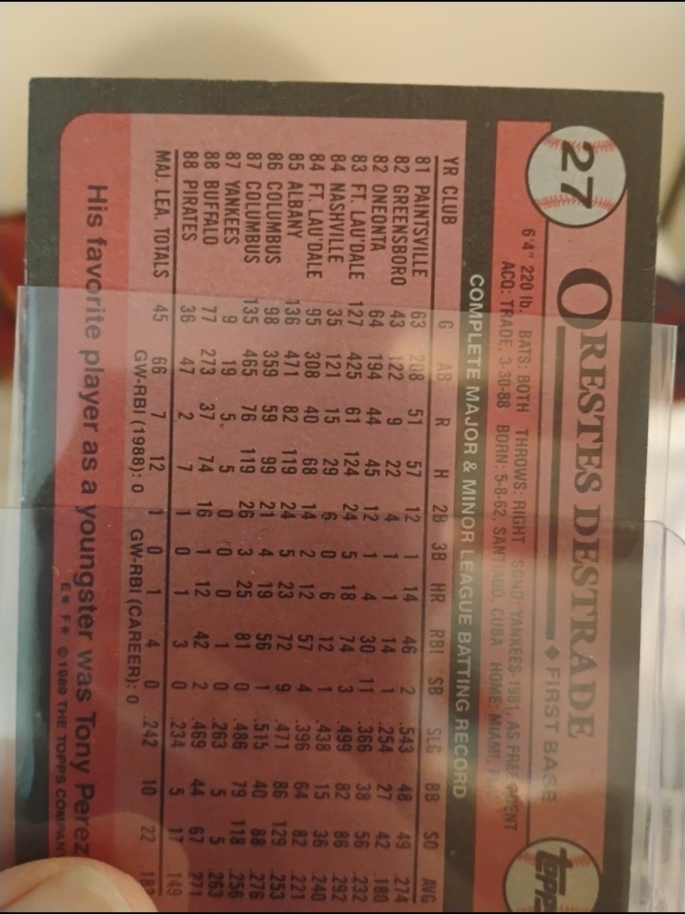 Beautiful Card It's Got potential For A Great Personal Collection